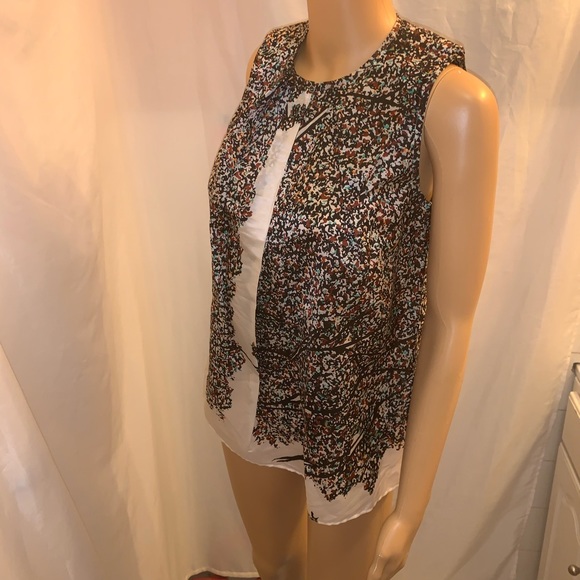 authentic BALENCIAGA size 36 silk shell top - Picture 10 of 12